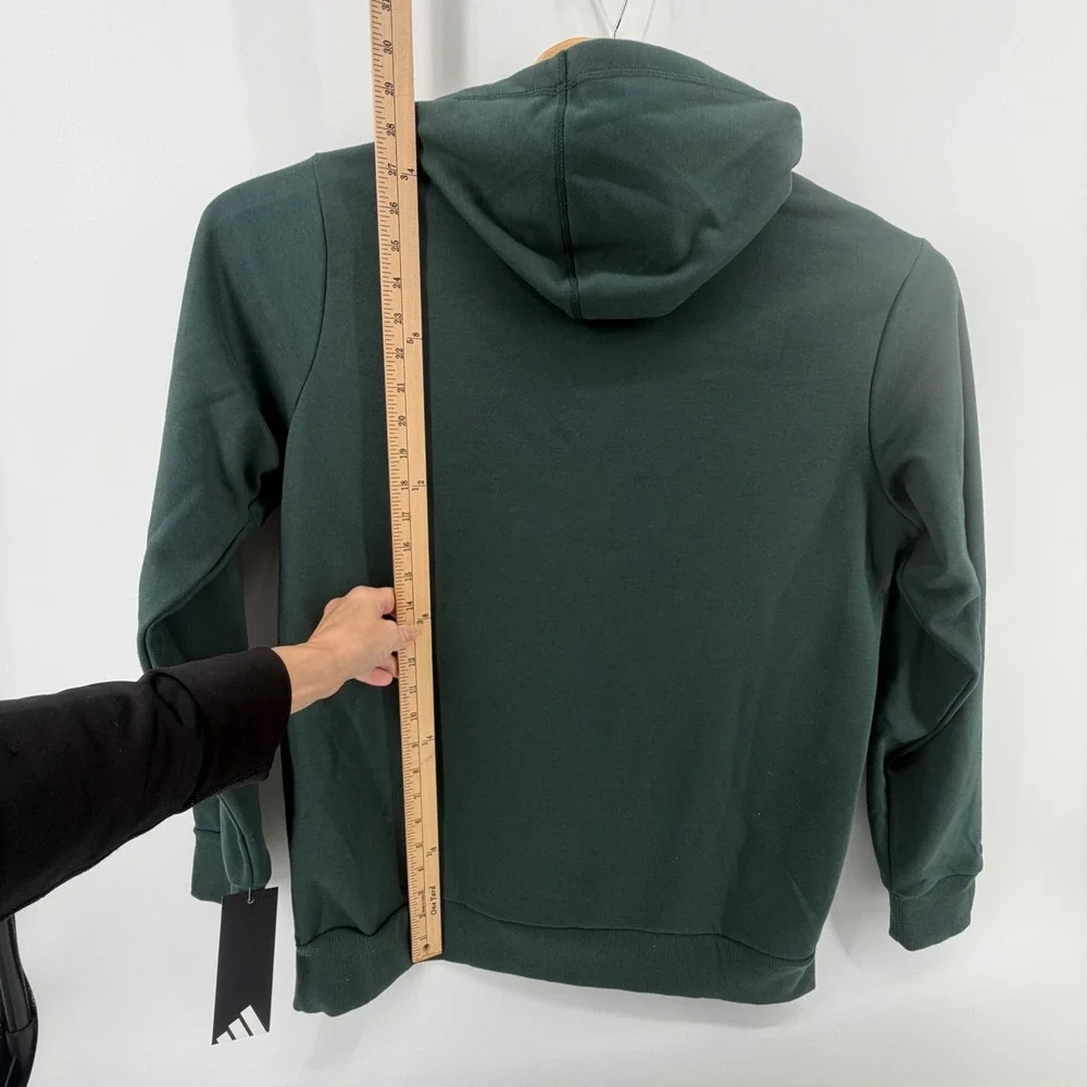 Adidas Mens‎ Go-To Hoodie Green Night Pullover Sweatshirt ADVR0929 Size L NWT